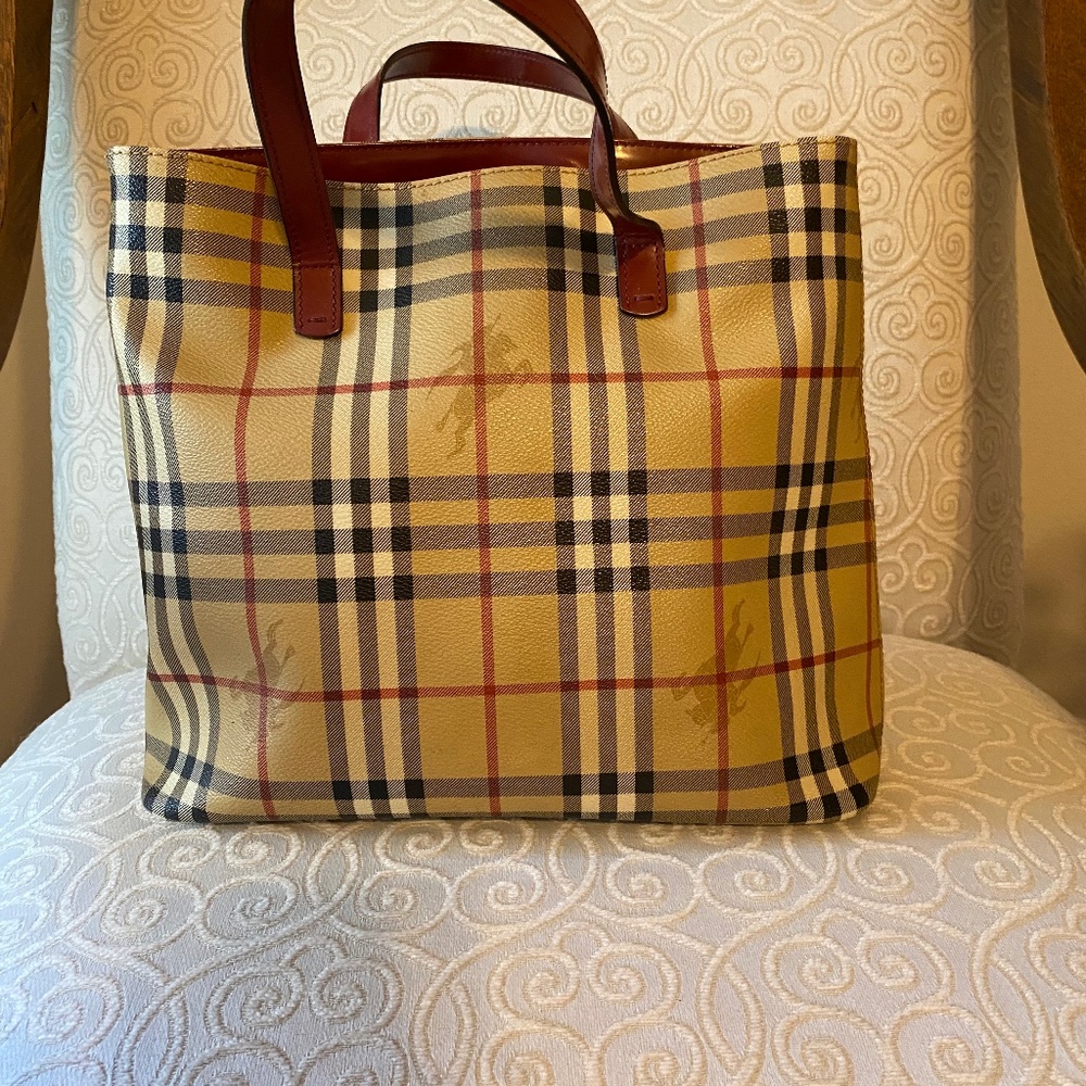 Vintage Burberry tote